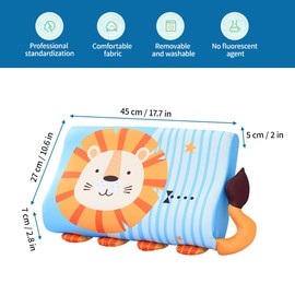 KBIBCK Schlummerkids Pillow, Calmly Children's Pillow, Breathable Calmly Children's Pillow, Snooze Kids Quiet Pillow for Children, Ergonomic Snooze Pillow Children for Better and Healthier Sleep (Lion
