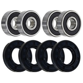 NICHE Wheel Bearing Seal Kit for Kawasaki KX65 Suzuki RM65 6201-2RDQE6 6301-2RS