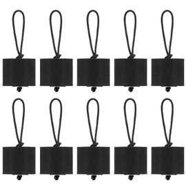 VioraWhite 10 Pcs Universal Kayak Scupper Plug Kit EVA Scupper Plugs Drain Holes Stopper Bung with Lanyard High Elasticity Compatible with Most Drain Holes