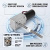 12V Geared Motor with Torque, 1280 M8 Double Shaft Worm