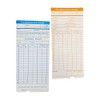 QuickClocks Monthly Clocking in Cards for electronic time recorders and
