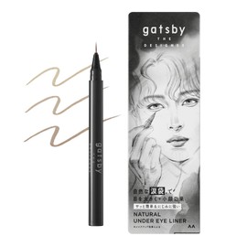 Gatsby The Designer Natural Teardrop Bag Liner [Extra Fine Pen, Ultra Thin Brown, Men's Cosmetics, Lower Eyelid Makeup]