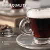 GURUDAR Espresso Cups with Saucers and Spoons Set of 6,