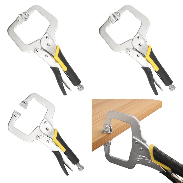 4 Pack 11 Inch C Clamp Locking Pliers,11" Locking C