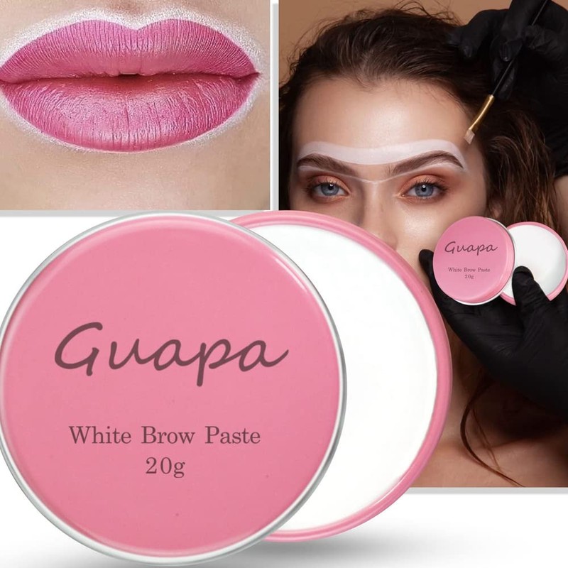 White Eyebrow Paste 20 g / 0.7 oz for Permanent