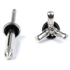 Tri-Fold Exploding Pop Rivets 3/16 (#6) Aluminum Shaveable Head Blind