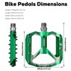 Corki Cycles Bicycle Pedal Oversized Flat Mountain Bike Pedal, Aluminum