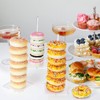 Suneerplay Donut Stand Acrylic 4 Pack, Clear Bagel Holder Stand,