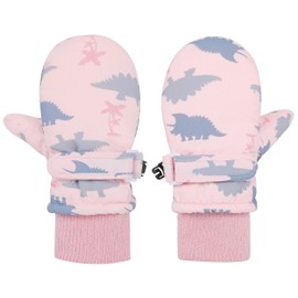 Toddler Mittens - Snow Waterproof Winter Gloves Lined Fleece for Boys & Girls