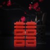 ZINGZIHOME Chinese Wedding Candles Red Traditional Double Happiness Candle 1