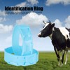 10pcs Livestock Plastic Cattle Identification Ring Cow Marking Band Tool
