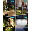 Kipeini 102 LEDs Solar Spot Lights Outdoor, [ 4 Modes/8