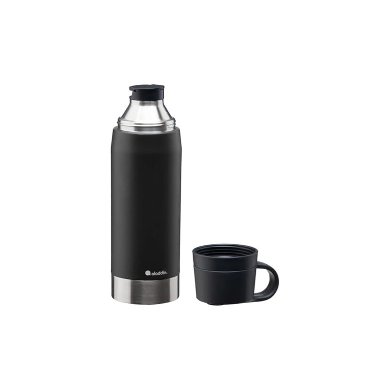 Aladdin CityPark Thermavac Double Glass Steel Thermos Flask 1.1 LT