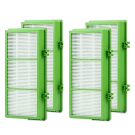 DerBlue 4 pcs True HEPA Filter Compatible with Holmes AER1 Filter Including 4pcs Filters Replacement Parts # HAPF300AH-U4R, HAP242-NUC