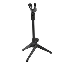 Trípode de Escritorio de Soporte de Micrófono, Escritorio de Micrófono de Plegable Altura Ajustable Altura de 20.5-27 Cm con Soporte de Clamp/Holder d
