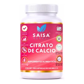 Citrato Calcio Saisa Herbal Suplemento Huesos Dientes Fuertes
