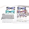 Viseng Womens Oversized Cateye Reading Glasses Blue Light Computer Glasses