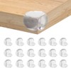 MiniHugs Kantenschutz Gummi Eckenschutz für Kinder, 24 Stück, transparent