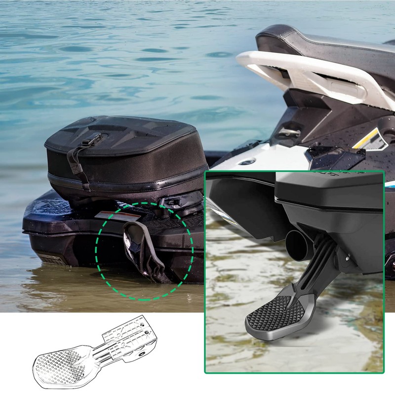 CPOWACE Boarding Fold-Down Step Compatible with Sea-Doo Spark Replace #295100494