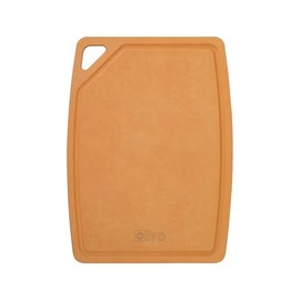 OLIVO G37 Wood Fiber Cutting Board for Kitchen with Deep Juice Grooves & Built-in Handles, Eco-Friendly, Dishwasher Safe, Non-Slip, Suitable For Slicing Meat, Bread, Vegetables, Fruits and More