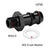 Podavelle M12x1.5 Male Metric to 1/2 Barb Fuel Pump Outlet