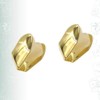 2Pcs Gold Plated Single Tooth Cap Hip Hop Teeth Plain
