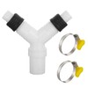 NHPY Washing Machine Drain Adapter, Drain Washing Machine Double Connection