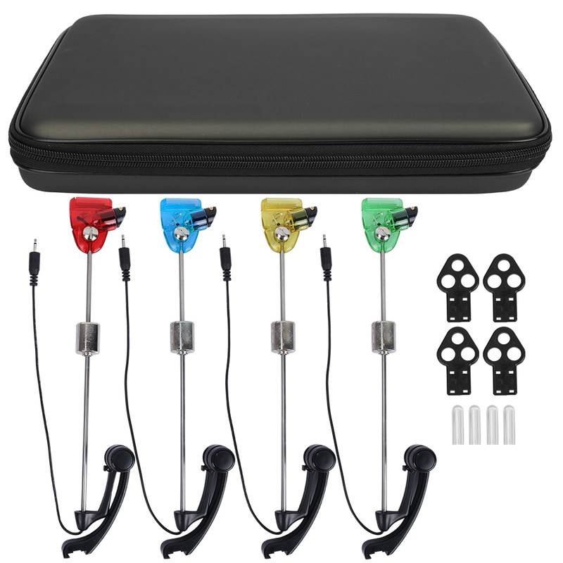 LED Illuminated Indicator Fishing Bite Sound Alarm Fishing Tackle Boxes