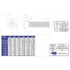 Hippo Hardware M6 (6mm X 25mm) Button Head Allen Bolts