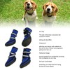 4Pcs Dog Boots Waterproof Prevent Slipping Reflective Large Dog Winter