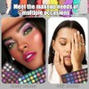 Pure Vie Professional 252 Colors EyeShadow Palette Makeup Contouring Kit