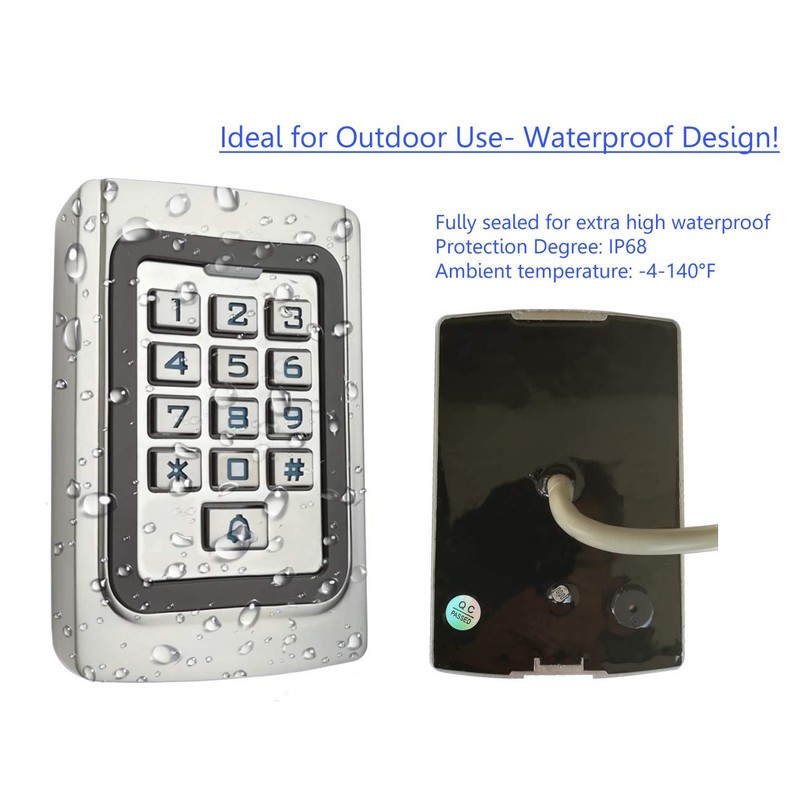 Supreform IP68 Waterproof Universal 12V 24VDC Metal Case Digital Wired