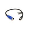 Mini DIN Male Electrical Plug 6 Pin to GX12 4