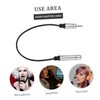 Gadpiparty 1pc Audio Converter Cable Female to Male Adapter Compact