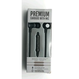 Shenzhen PREMIUM EARBUDS WITH MIC Compatible with Most Phones Audio Equipment Silver