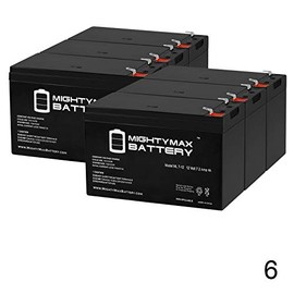Mighty Max Battery 12V 7.2AH SLA Battery for Bigfoot Monster Truck KL-40033BF - 6 Pack Brand Product