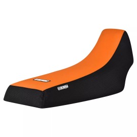 Yamaha 1987 - 2006 YAMAHA Banshee Gripper SEAT COVER Black Sides Orange Top #112