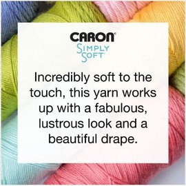 Caron Simply Soft Party Yarn-85g- Fuchsia Sparkle,Multi-Colour,17.78 x 8.89 x 8.89 cm