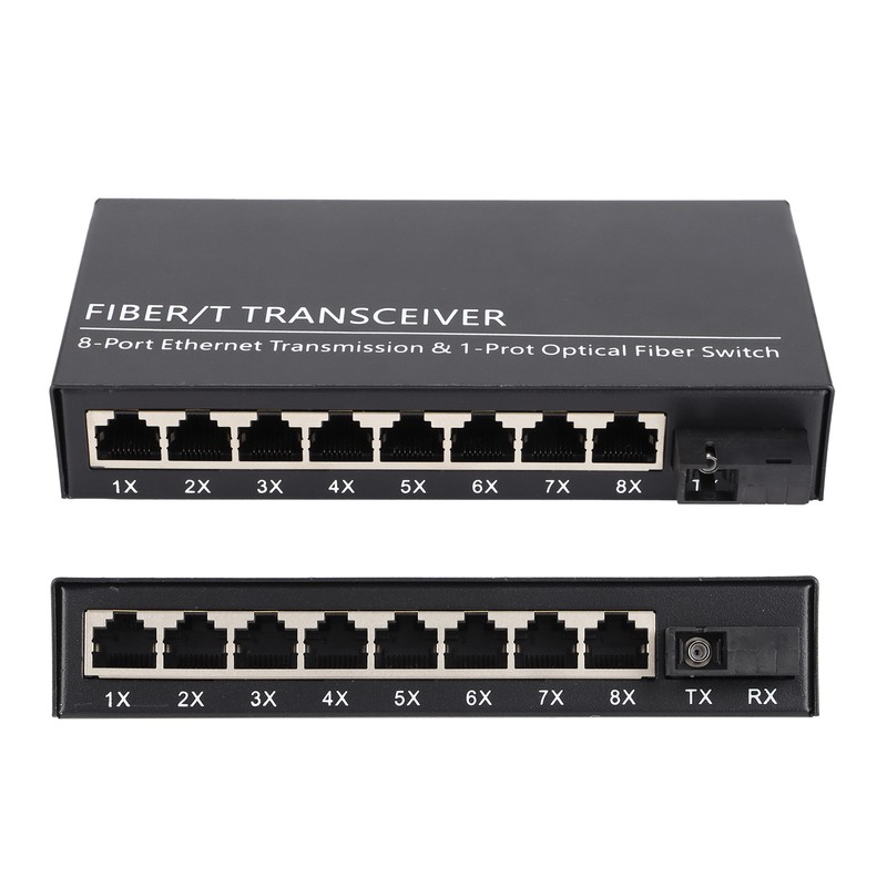 Ethernet Media Converter Dual Interface RJ45 10 / 100 /