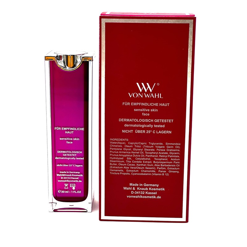 VON WAHL Face Cream Handmade & Without Preservatives Luxury Cream