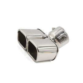 Motoforti 2.83" Inlet Curved Type Double Slant Cut Exhaust Muffler Tip for Car Long-lasting