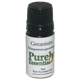 Geranium Essential Oil 5ml Pure and Natural, Purely Essential
