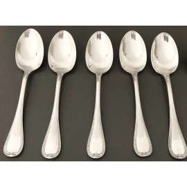 Christofle ONE Malmaison Christofle 8 1/8" Table Spoon SILVER PLATED  - NEW