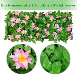BYBAG Expandable Faux Ivy Fence Privacy Screen for Patio Outdoor Balcony Bedroom Decor,Artificial Leaf Wall Decoration Fencing Panel(Single Sided Leaves)