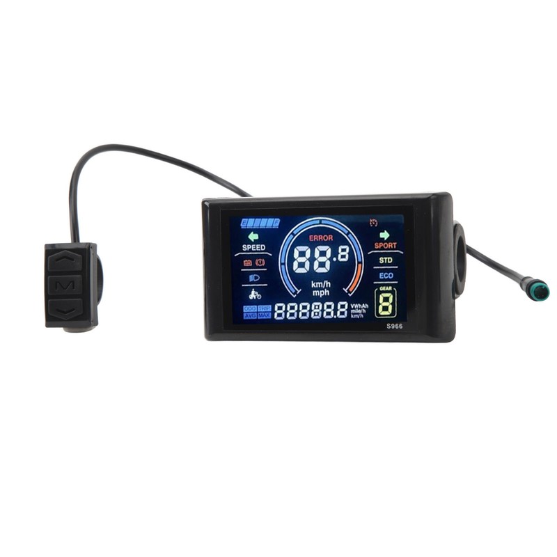 Electric Bicycle S966 LCD Display Panel 24‑72V Easy To Install
