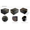 JECCICHY 10 Pack Black Shoe Storage Boxes Stackable, Plastic Shoe