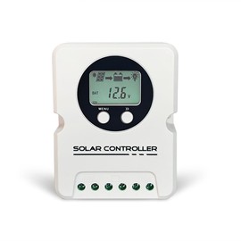 SOGTICPS 60A Solar Charge Controller - 12V/24V/48V Auto Battery Regulator, Dual USB 5V/2A, LiFePO4/Li-ion/Gel Battery Compatible, IP32 Waterproof, CE Certified, 3-Stage PWM Charging, RV/Boat Use