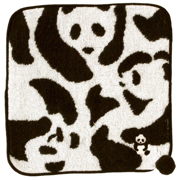 Blooming 000541-0014-01 Panda Blue Meads Towel Handkerchief
