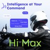 MAXRUNON D10 Bluetooth Headset for Motorcycle, Smart Voice Control, 4-Rider