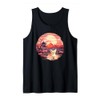 Japanese Sunset Fennec Fox Tank Top